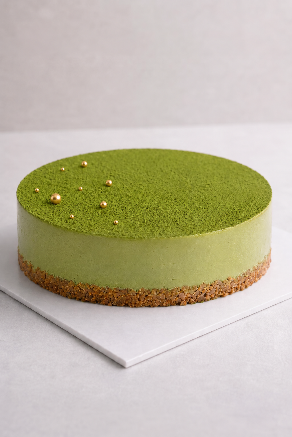 moro. velvet matcha white cake